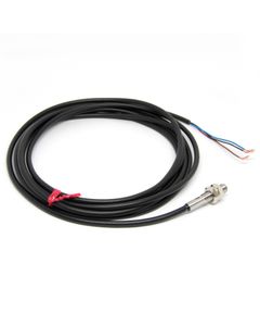 Czujnik indukcyjny GX-205MKA-P, M5 Sn-1.2mm, 10-30V DC, PNP NO, czoło wbudowane, 3-przew. kabel 2m, stal nierdzewna L25m...