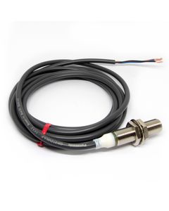 Czujnik indukcyjny GX-212MKA-P, M12 Sn-4mm, 10-30V DC, PNP NO, czoło wbudowane, 3-przew. kabel 2m, mosiądz nikl. L57mm