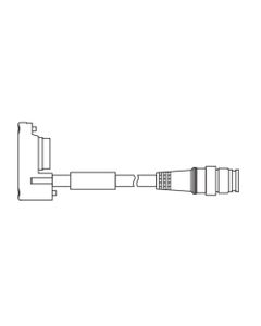 Zestaw kabli 0,5m SFD-CB05-A-P, do kurtyn SF4-AH (typ PNP)