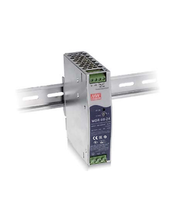 Zasilacz impulsowy WDR-60-12, 60W, 12VDC 5A, zasil. 1 lub 2-fazowe 180-550VAC, ob. metal