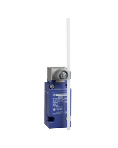 Łącznik krańcowy XCKJ10559H29, 1NO+1NC migowe, dźwignia z prętem z tworzywa fi  6mm, metal IP66, M20