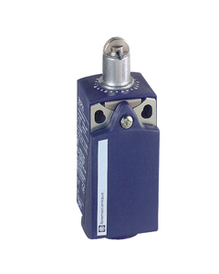 Łącznik krańcowy XCKP2102G11, 1NO+1NC migowe, trzpień wciskany z rolką metalową fi 11.6, plastik  IP66, PG11