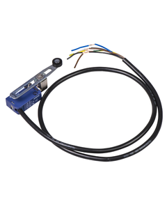 Łącznik krańcowy XCMD2145L1, 1NO+1NC migowe, dźwignia regulowana z rolką z tworzywa, metal IP66, kabel 1m