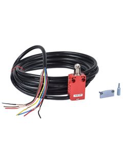 Łącznik krańcowy bezpieczeństwa XCSM3902L1, trzpień metalowy z rolką, 2NC+1NO styki migowe, obud. metalowa IP67, kabel 1...