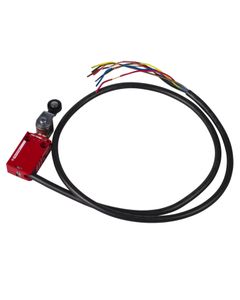 Łącznik krańcowy bezpieczeństwa XCSM4115L1, dźwignia z rolką termoplastyczną, 2NC+2NO styki migowe, obud. metalowa IP67,...