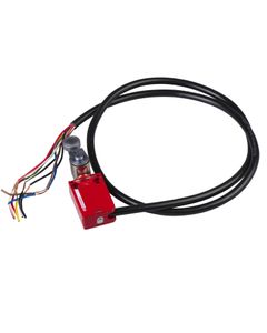 Łącznik krańcowy bezpieczeństwa XCSM4116L1, dźwignia z rolką metalową, 2NC+2NO styki migowe, obud. metalowa IP67, kabel ...
