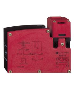 Łącznik bezpieczeństwa XCSTE5311 z blokadą elektromagnetyczną, 1NC+1NO wolne, zasil. 24V AC/DC, obud. plastikowa IP67, P...