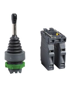 Manipulator (Joystick) Harmony XD5PA24, 4 pozycje chwilowe, metalowy, kompletny zestaw