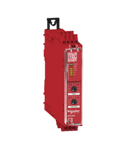 Przekaźnik bezpieczeństwa Preventa XPSUAK12AC, kat. 4, 2NO+1NC, 24V AC/DC, monitorowanie awaryjnego stopu, przełącznika ...