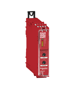 Przekaźnik bezpieczeństwa Preventa XPSUAK12AP, kat. 4, 2NO+1NC, 24V AC/DC, monitorowanie awaryjnego stopu, przełącznika ...