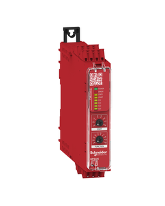 Przekaźnik bezpieczeństwa Preventa XPSUS32AC, kat. 4, 2NO, 48-240V AC/DC, monitorowanie awaryjnego stopu i przełącznika,...
