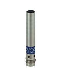 Czujnik indukcyjny XS106B3PAM8, O 6.5 gładka Sn-2.5mm, 12-24V DC, PNP NO, czoło wbudowane, 3p konektor M8, mosiądz L42mm...