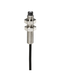 Czujnik indukcyjny XS108BLPAL2, M8 Sn-1.5mm, 12-24V DC, PNP NO, czoło wbudowane, 3p kabel 2m, mosiądz L42mm