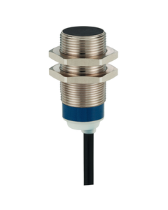 Czujnik indukcyjny XS118B3PAL2, M18 Sn-8mm, 12-24V DC, PNP NO, czoło wbudowane, 3p kabel 2m, mosiądz L40mm