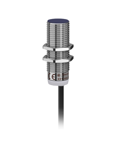 Czujnik indukcyjny XS118BLPAL2, M18 Sn-5mm, 12-24V DC, PNP NO, czoło wbudowane, 3p kabel 2m, mosiądz L53mm