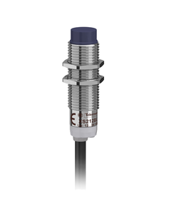 Czujnik indukcyjny XS212BLNAL2, M12 Sn-4mm, 12-24V DC, NPN NO, czoło niewbudowane, 3p kabel 2m, mosiądz L44mm