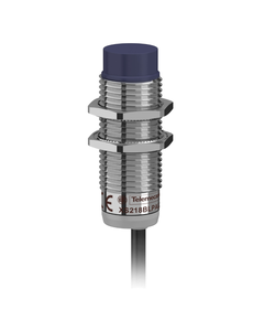 Czujnik indukcyjny XS218BLPAL2, M18 Sn-8mm, 12-24V DC, PNP NO, czoło niewbudowane, 3p kabel 2m, mosiądz L53mm