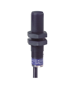 Czujnik indukcyjny XS4P12AB120, M12 Sn-4mm, 12-24V DC, analogowy NC, czoło niewbudowane, 2p kabel 2m, plastik L54mm