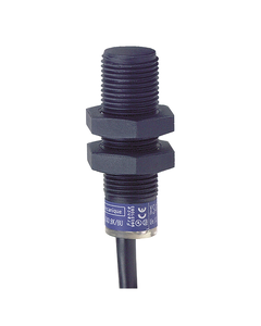 Czujnik indukcyjny XS4P12KP340, M12 Sn-4mm, 12-24V DC, PNP i NPN, NO lub NC, czoło niewbudowane, 4p kabel 2m, plastik L5...