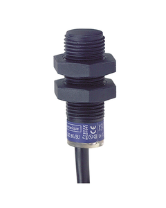 Czujnik indukcyjny XS4P12PB340, M12 Sn-4mm, 12-24V DC, PNP NC, czoło niewbudowane, 3p kabel 2m, plastik L35mm