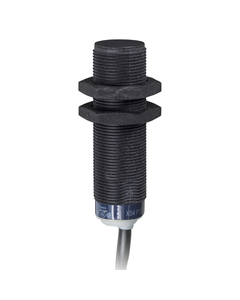 Czujnik indukcyjny XS4P18PA370, M18 Sn-8mm, 12-48V DC, PNP NO, czoło niewbudowane, 3p kabel 2m, plastik L62mm