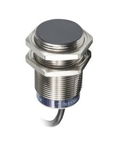 Czujnik indukcyjny XS530B1PAL2, M30 Sn-10mm, 12-24V DC, PNP NO, czoło wbudowane, 3p kabel 2m, mosiądz L43mm