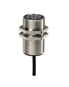 Czujnik indukcyjny XS530BLPAL2, M30 Sn-10mm, 12-48V DC, PNP NO, czoło wbudowane,  kabel 2m, mosiądz L62mm