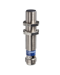 Czujnik indukcyjny XS612B1PBM12, M12 Sn-4mm, 12-48V DC, PNP NC, czoło wbudowane, 3p konektor M12, mosiądz L62mm