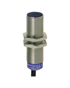 Czujnik indukcyjny XS618B1PBL2, M18 Sn-8mm, 12-48V DC, PNP NC, czoło wbudowane, 3p kabel 2m, mosiądz L62mm