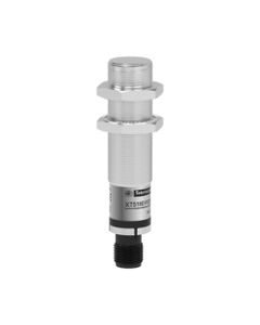 Czujnik pojemnościowy XT518B1PCM12, M18 Sn-5mm, 12-24V DC, PNP 1NO+1NC, czoło wbudowane,  konektor M12,  L70mm