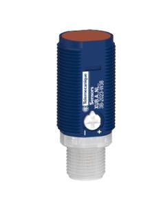 Czujnik optyczny XUB2ANXNM12R, odbiornik bariery, M18, plastik, Sn=30m, NPN, NO/NC progr., 12-24V DC, konektor M12