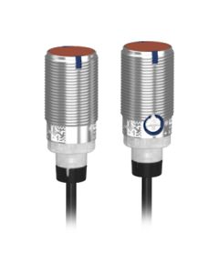 Czujnik optyczny XUB2BNXNL2, bariera (nadajnik + odbiornik), M18, metal, Sn=30m, NPN, NO/NC progr., 12-24V DC, kabel 2m