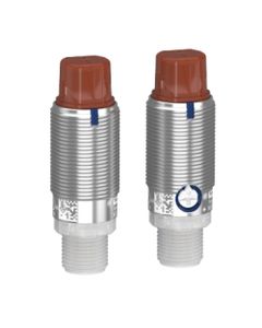 Czujnik optyczny XUB2BNXWM12, bariera (nadajnik + odbiornik), M18, metal, kątowy, Sn=17m, NPN, NO/NC progr., 12-24V DC, ...