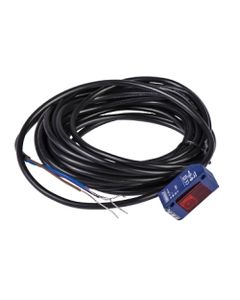 Czujnik optyczny XUM0APSAL2, wielofunkcyjny, Sn=0..10m, PNP, NO/NC programowalne, 12-24V DC, kabel 2m, ob. plastik 34x20...