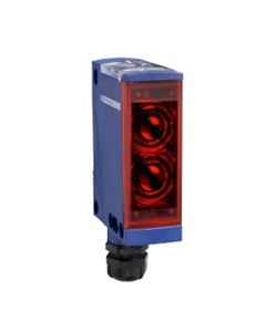 Czujnik optyczny XUX2APANT16R, nadajnik-odbiornik, Sn=40m, PNP, NO, 12-24V DC, dławik M16, ob. plastik 92x77x31mm, odbio...