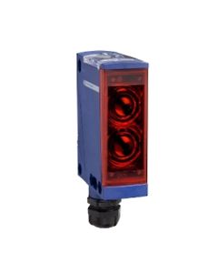Czujnik optyczny XUX8AKSAT16, odbiciowy, Sn=2m, PNP/NPN, NO/NC programowalne, 12-24V DC, dławik M16, ob. plastik 92x77x3...
