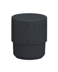 Moduł bazowy XVB7C21B, 70mm, 24V AC/DC, z adapterem i pokrywą, ciemnoszary, do kolumn świetlnych Harmony XVB7