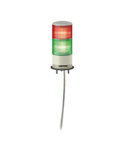 Kolumna sygnalizacyjna XVGB2W, 60mm 24V AC/DC, czerw/ziel, światło stałe LED, mocow. do podstawy