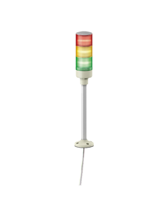 Kolumna sygnalizacyjna XVGB3SH, 60mm 24V AC/DC, czerw/pomar/ziel/, światło stałe LED, buczek 85dB, mocow. na rurze ze ws...
