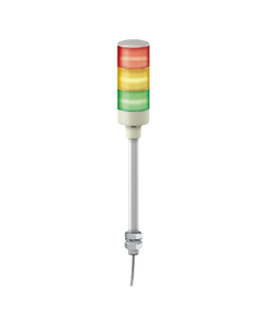 Kolumna sygnalizacyjna XVGB3T, 60mm 24V AC/DC, czerw/pomar/ziel/, światło stałe LED, mocow. bezpośrednio na rurze, na śr...