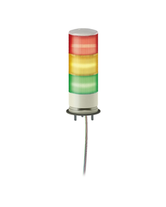 Kolumna sygnalizacyjna XVGB3W, 60mm 24V AC/DC, czerw/pomar/ziel/, światło stałe LED, mocow. do podstawy