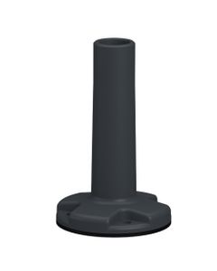 Podstawa mocująca XVZ02, wysoka 80mm, ciemnoszary plastik, do serii Harmony XVB7/XV4/XV6