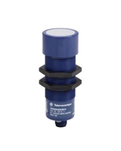 Czujnik ultradźwiękowy XX230A12NA00M12, M30 Sn-1m, 12-24V DC, NPN 2NO, odbiciowy, 4-przewodowy konektor M12, plastik