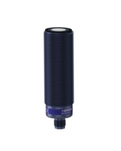Czujnik ultradźwiękowy XXS30P2AM12, M30 Sn-2m, 12-24V DC, 4-20mA, odbiciowy, 5-przewodowy konektor M12, plastik