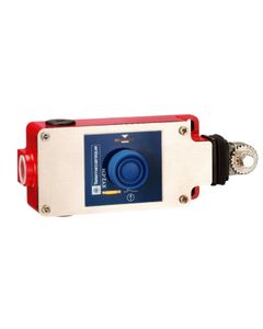 Wyłącznik awaryjny cięgnowy XY2CH13270H29, prawy/lewy, 2NC wolne, reset przyciskiem okapt., linka max. 30m, obud. metalo...