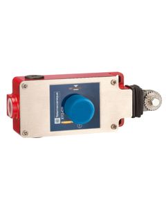 Wyłącznik awaryjny cięgnowy XY2CH13350, prawy/lewy, 1NC+1NO wolne, reset przyciskiem grzybkowym, linka max. 30m, obud. m...