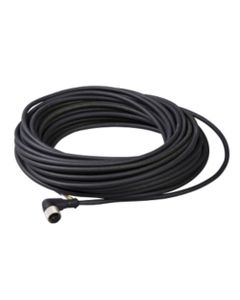 Przewód do czujników M12 5P złącze żeńskie kątowe, 15m PUR, 5x0.34mm2, XZCP1264L15