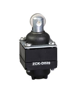 Głowica ZCKD029, trzpień wciskany w osłonie ochronnej z rolką metalową, do łącznika XCKM, XCKL, XCKS