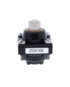 Głowica ZCKD109, trzpień wciskany metalowy w osłonie, do łącznika XCKM, XCKL