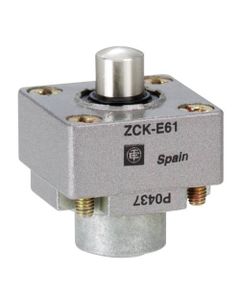 Głowica ZCKE61, trzpień wciskany metalowy, do łącznika XCKJ